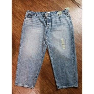 NWT Women's Ryegrass Plus Midrise Reg Fit Ankle Jeans Sz 24W Button Fly$70 Med W